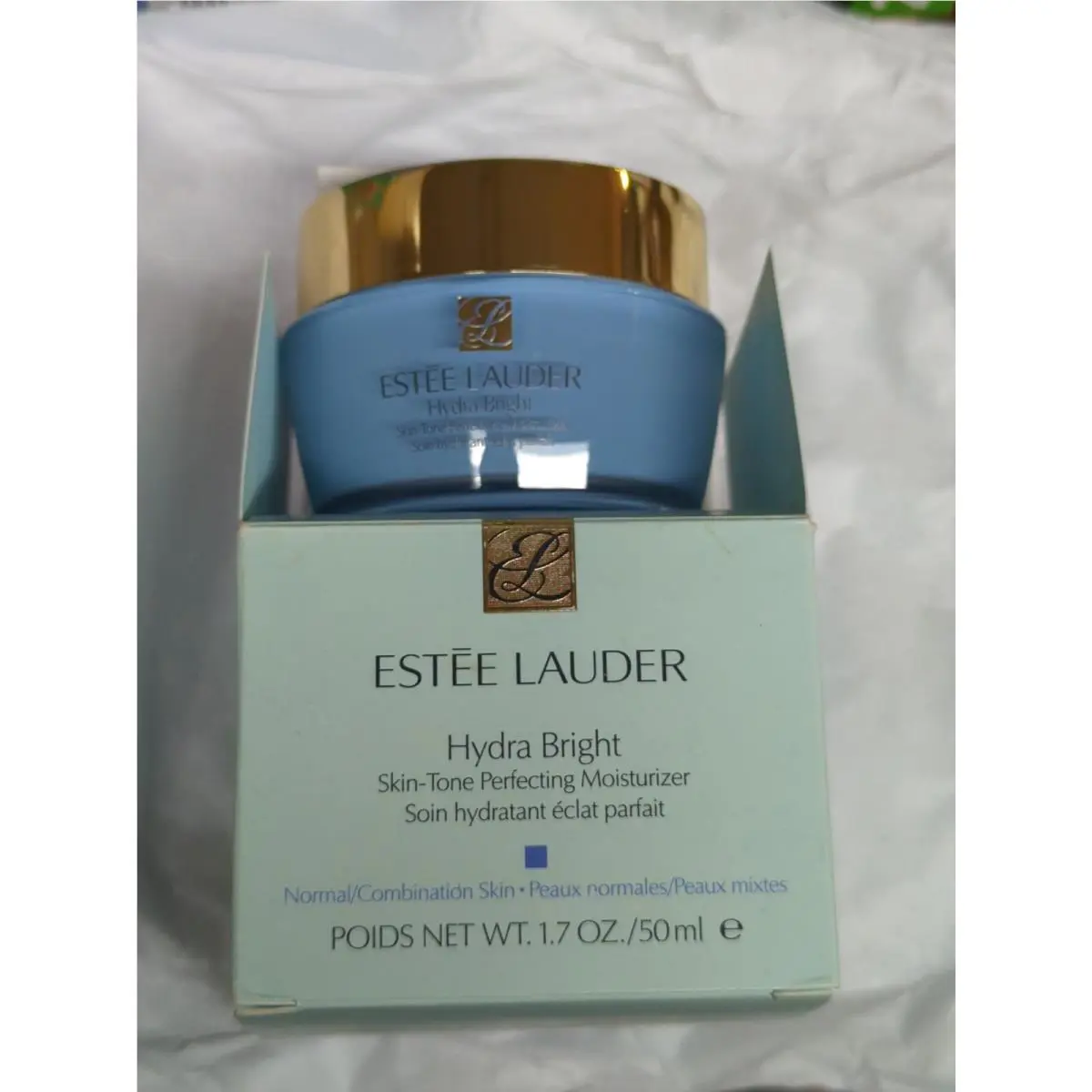 Estee Lauder Hydra Bright Skin Tone Perfecting Moisturizer Cream 1.7 Oz Full