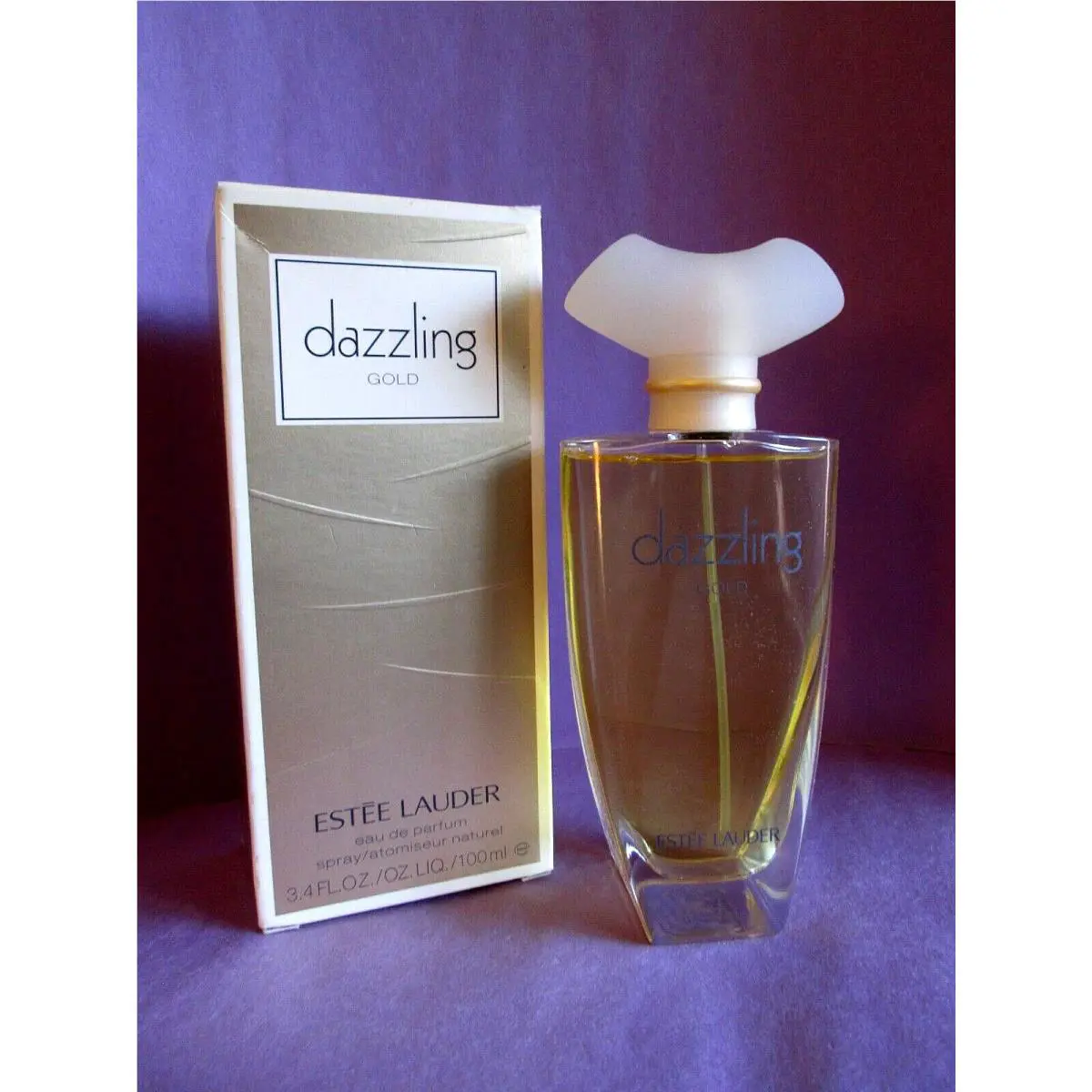 Dazzling Gold 1998 Vintage Estee Lauder Eau de Parfum Spray 3.4 oz 100 ml