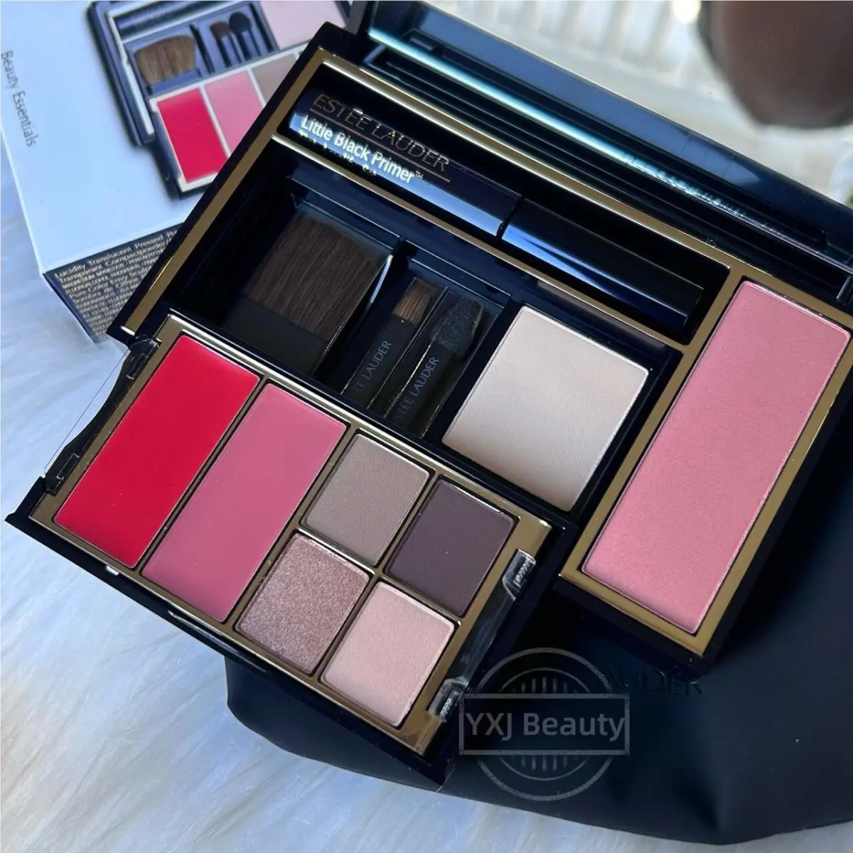 Estee Lauder Travel Exclusive Makeup Set Lipstick+eyeshadow+blush+mascara