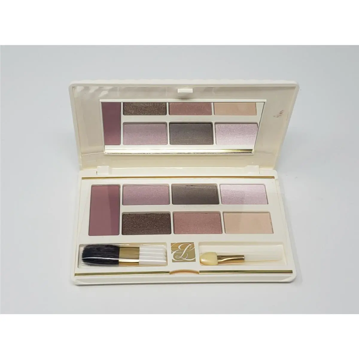Vintage Estee Lauder Tender Blush / Eyeshadow Palette Fresh Plum Pink Ice