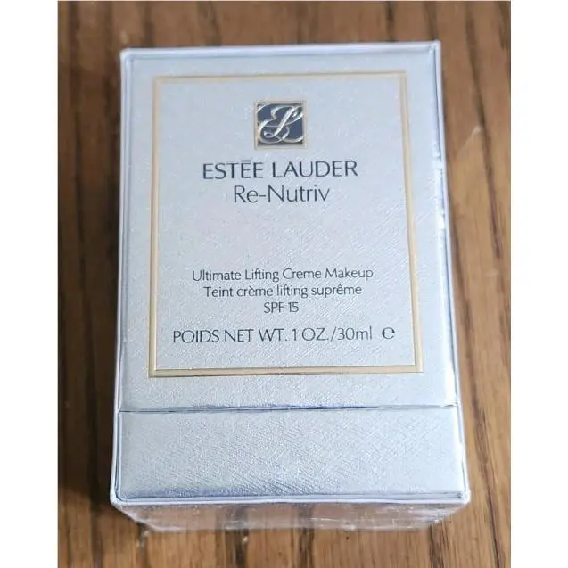 Estee Lauder Re-nutriv 2W1 Ivory Beige 1oz Ultimate Lifting Crème Makeup Spf 15