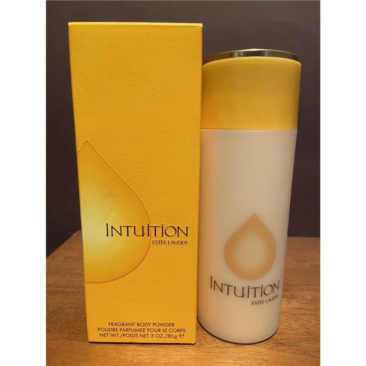 Intuition by Estee Lauder Fragrant Body Powder Net Wt. 3 oz /85 g W/box Rare