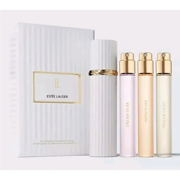Estee Lauder Luxury Collection Atomizer Case with 3 Travel Size Sprays