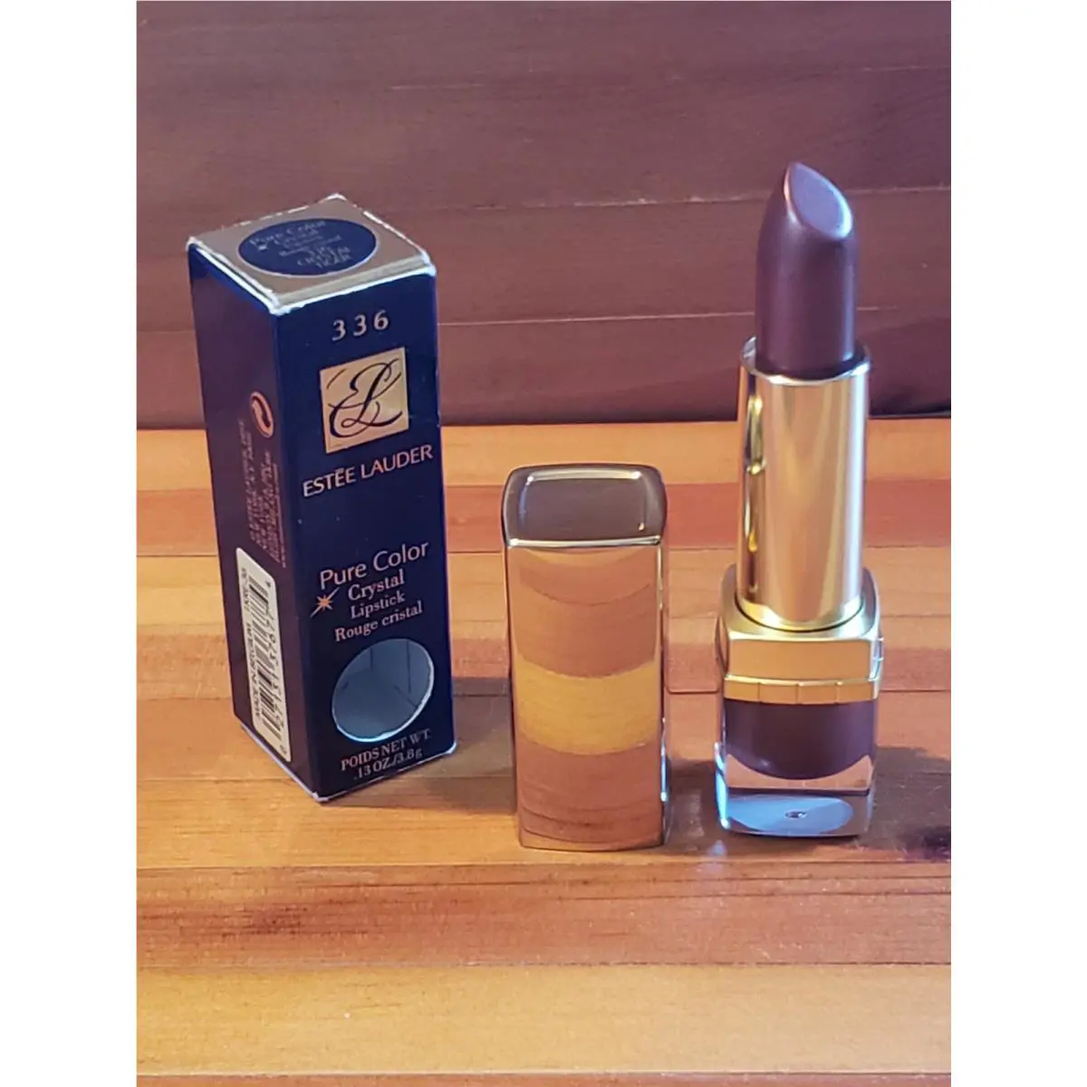 Estee Lauder Pure Color Crystal Lipstick Crystal Tiger 336 Rare Hard to Find
