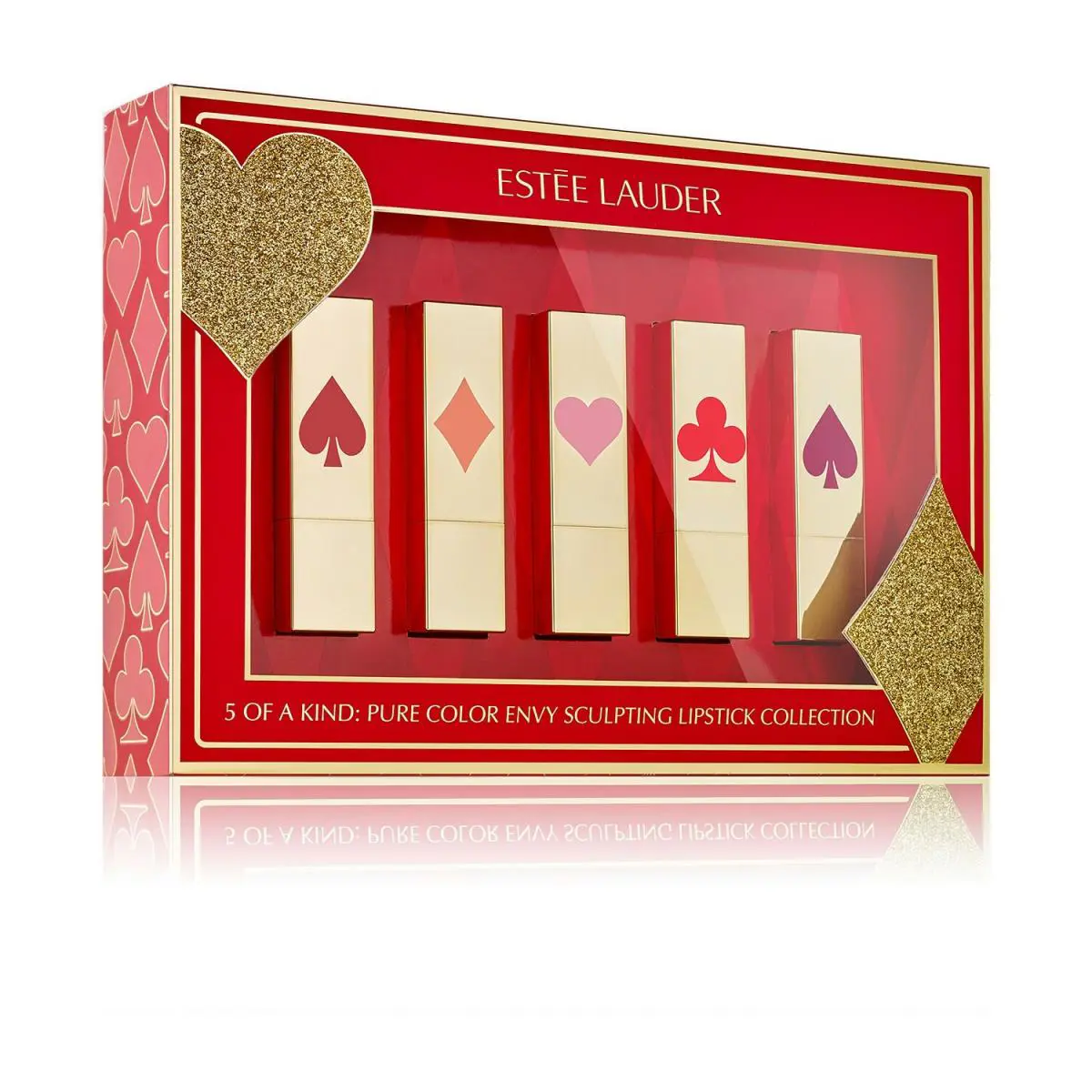 Estee Lauder Limited 5-PC One-of-a-kind Pure Color Envy Lipstick 140 Emotional