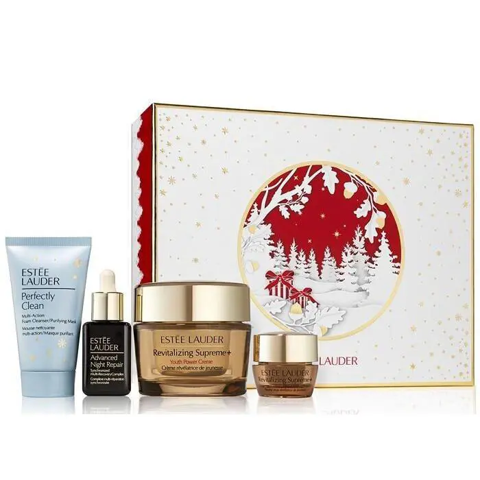 Estee Lauder Revitalizing Supreme Youth Power Cream Eye Advanced Night 4 Pc Box