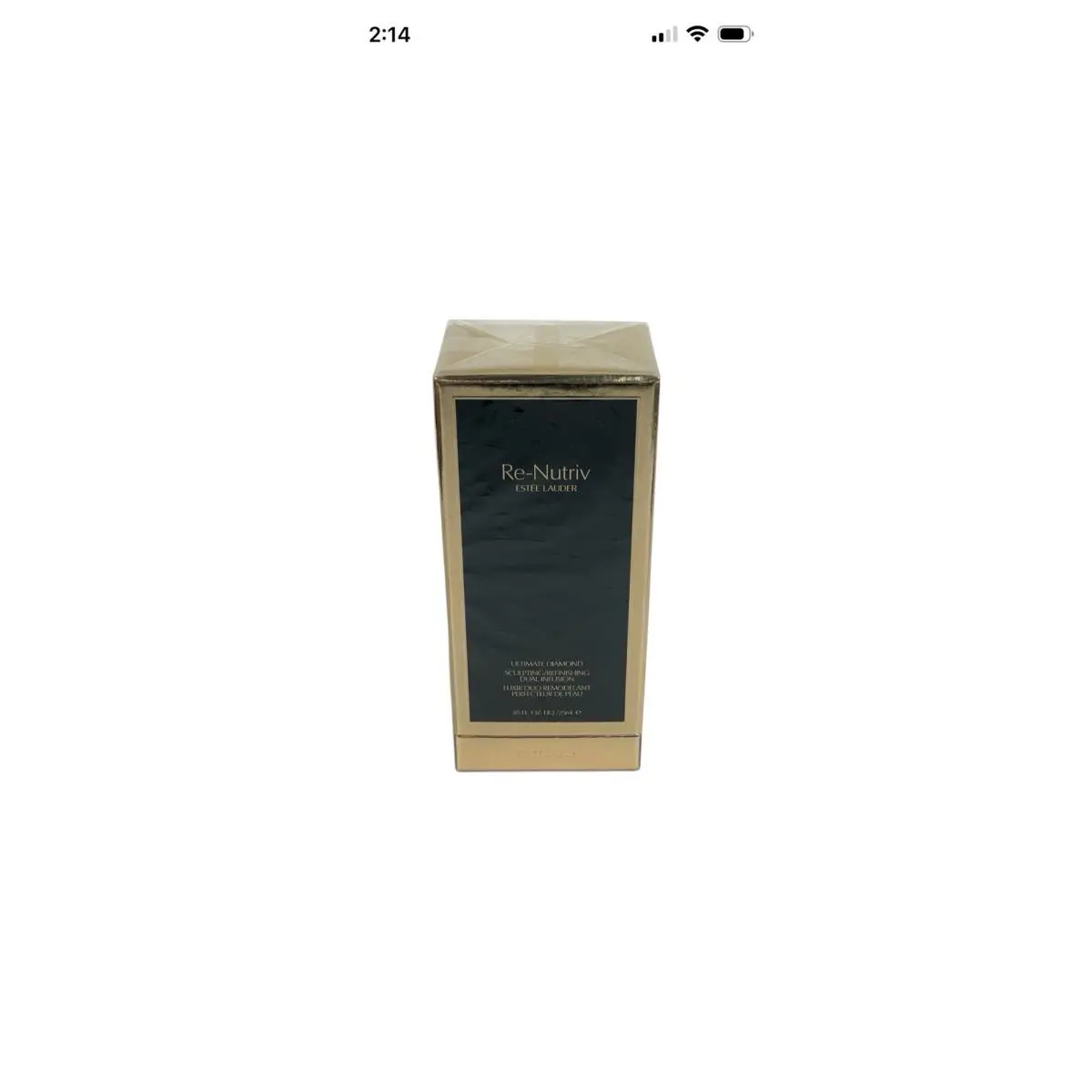 Estee Lauder Re-nutriv Ultimate Diamond Sculpting/refinishing Dual Infusion