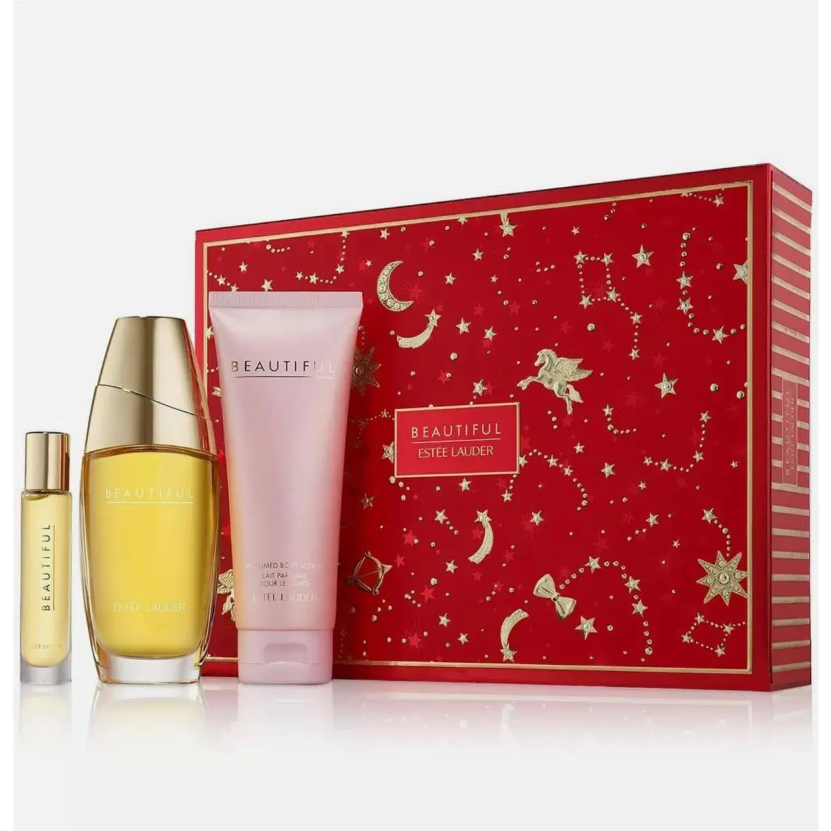 Estee Lauder Beautiful Favorites Trio Fragrance Gift Set 3-Pc Body Lotion Spray