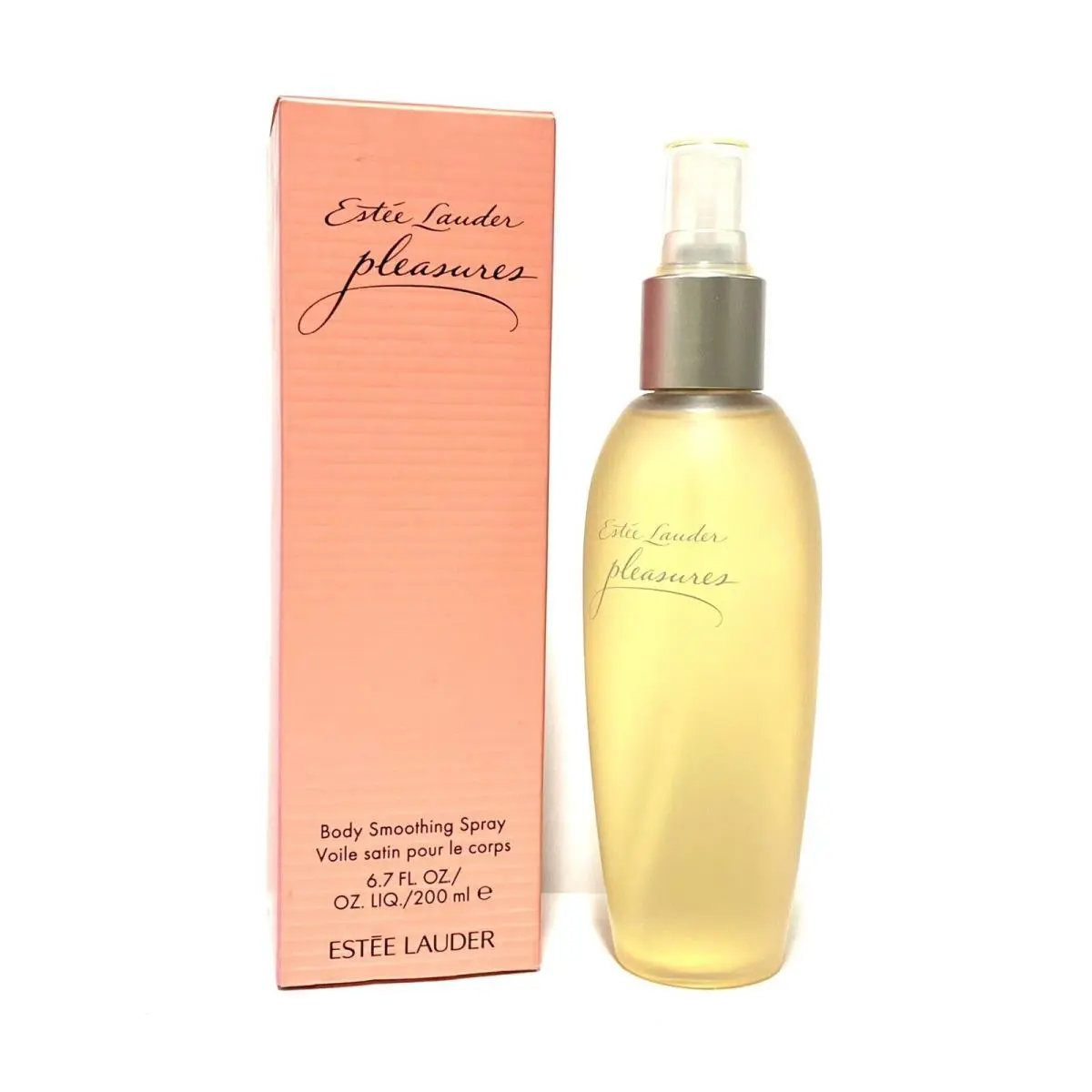 Estee Lauder Pleasures Body Smoothing Spray For Women 6.7oz-200ml Rare BI17