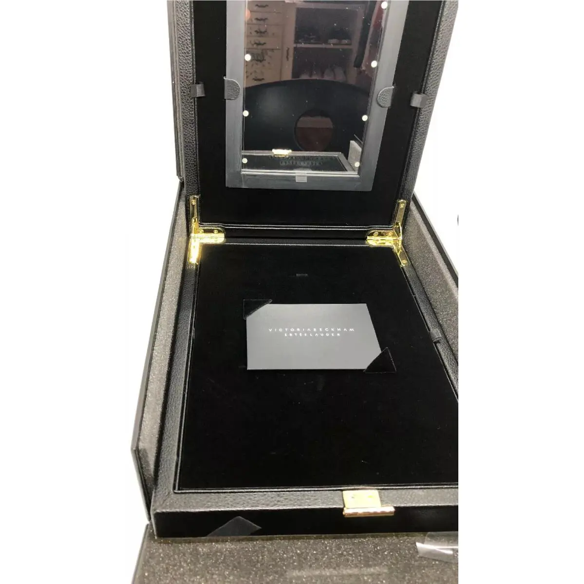 Victoria Beckham Estee Lauder Lit Beauty Box Lighted Mirror .237 Of 400