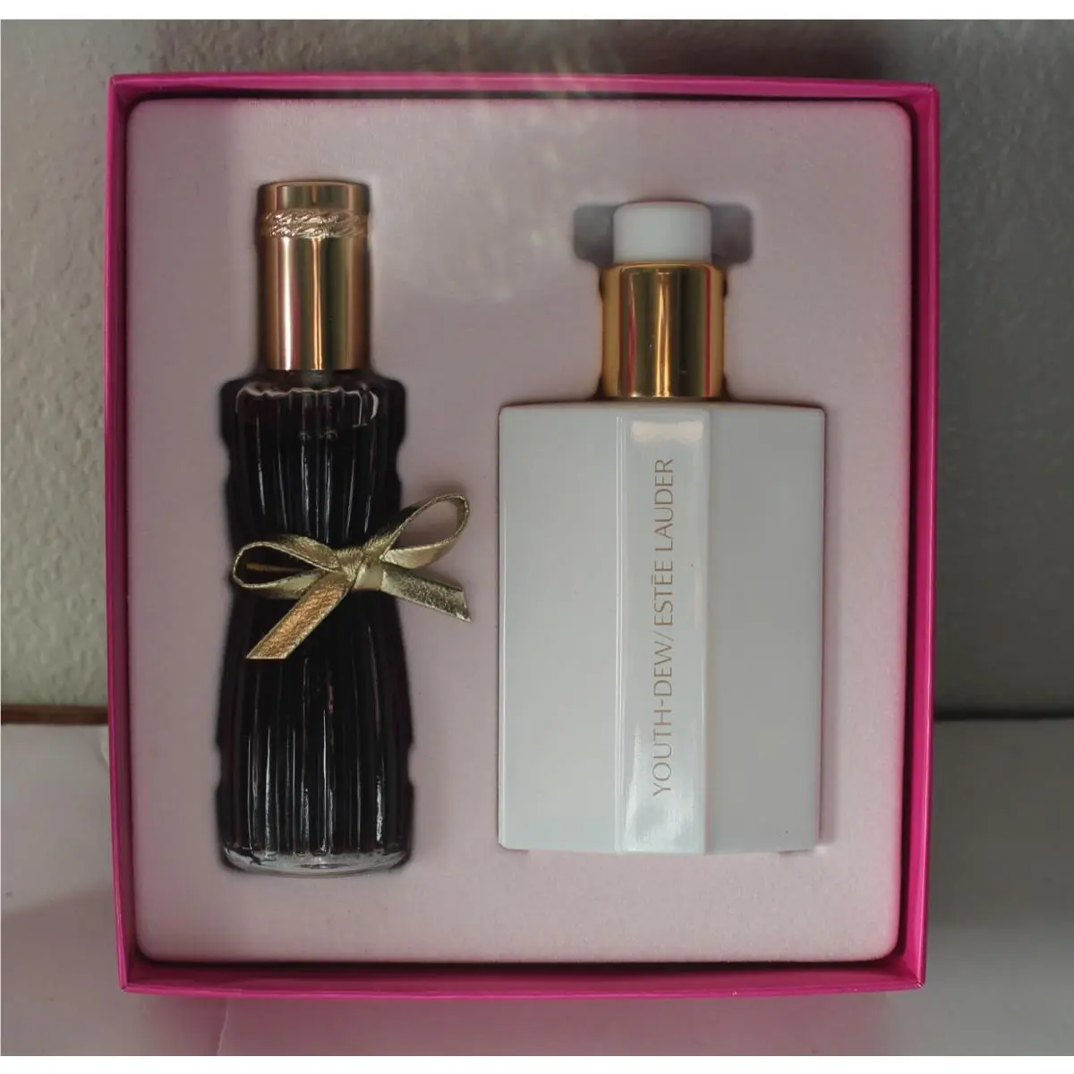 Estee Lauder Youth Dew Gift Set 2.25 Parfum- Perfume Spray 3.12 Fl.body Lotion
