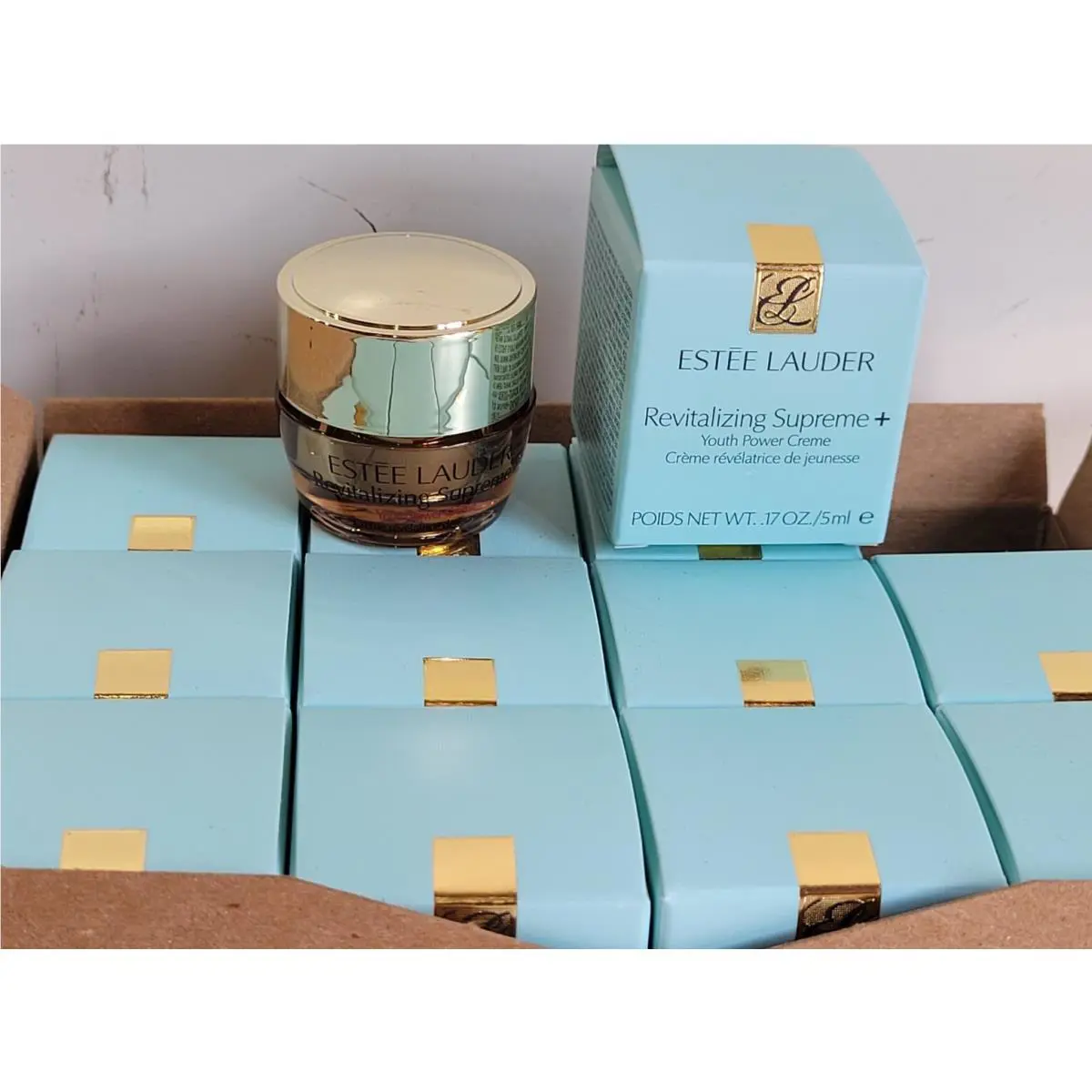 Estee Lauder Revitalizing Supreme+ Youth Power Creme .17oz/5mL 120mL Ttl. Qty 24