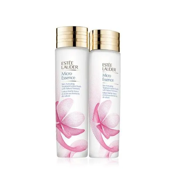 Estee Lauder Micro Essence Skin Activating Treatment Lotion Sakura 6.7oz 2X Set