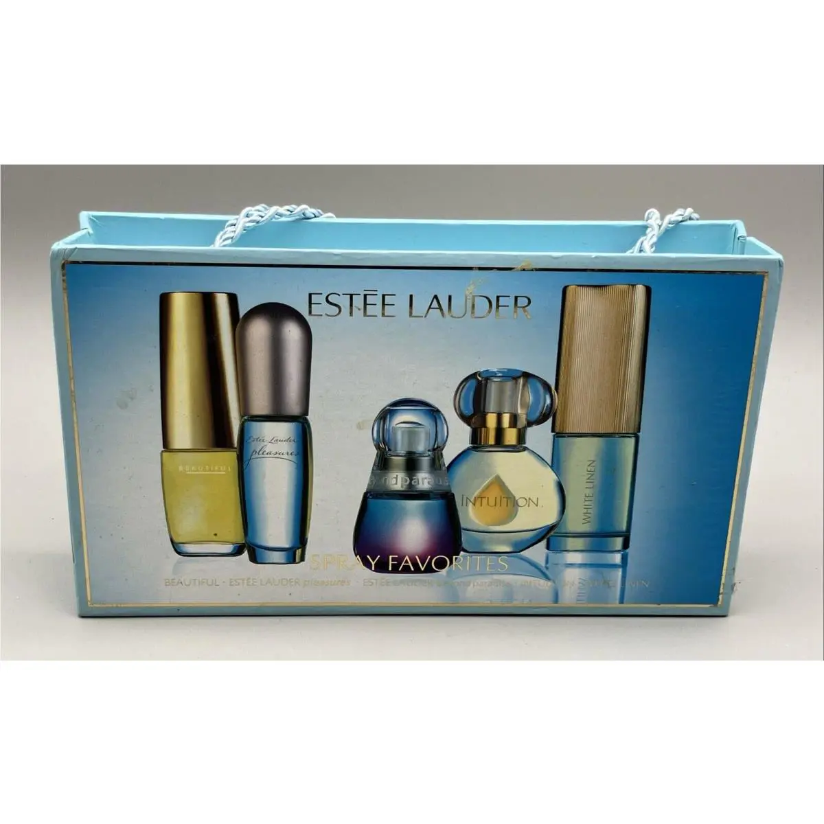 Estee Lauder Spray Favorites Perfume Box Set Intuition Pleasures Missing 2 A9
