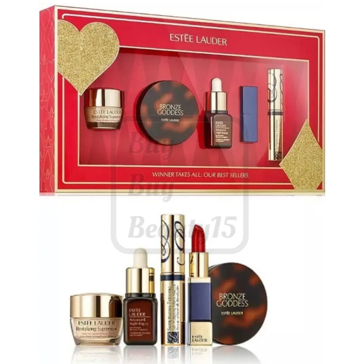 Estee Lauder Winner Takes All s 5 Piece Set - Limited Edition Box