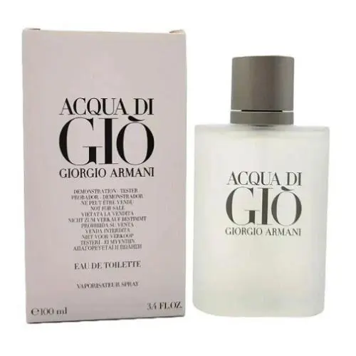 Acqua Di Gio Giorgio Armani 3.3 3.4 oz Edt Spray Cologne For Men Testr