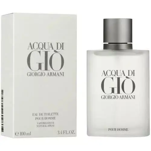 - Acqua Di Gio 3.4oz/100mL Men`s Eau de Toilette -new Unsealed Box by Giorgio Armani