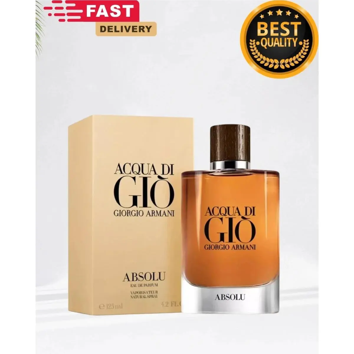 Acqua Di Gio Absolu 4.2 oz Men`s Eau de Parfum Spray by Giorgio Armani