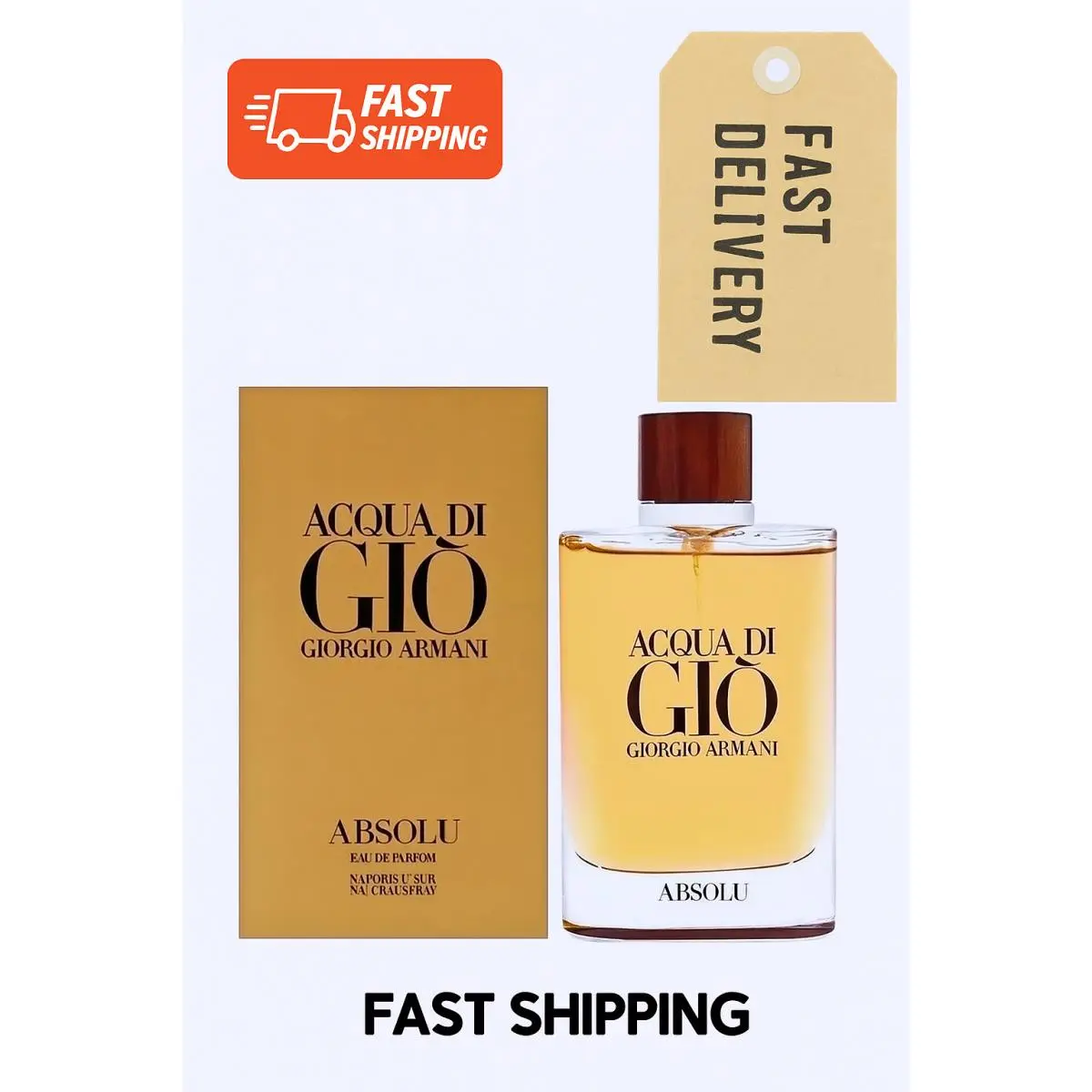 Aqua Di Gio Giorgio Armani Absolu Profumo Eau De 100ml/3.4 OZ Box