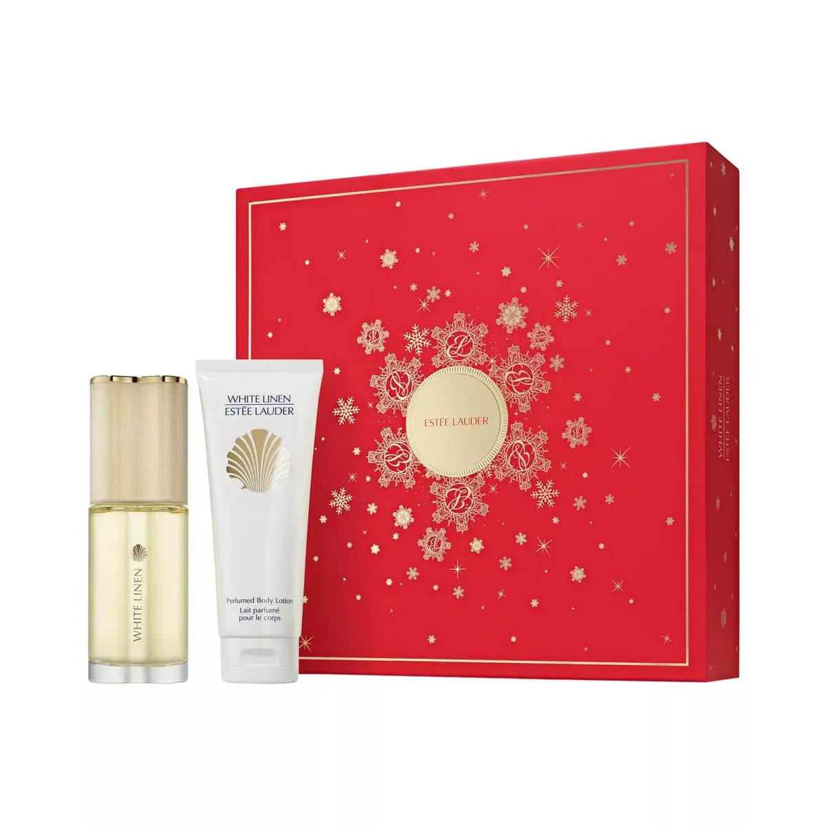 Estee Lauder White Linen Indulgent Duo Fragrance Gift Set Spray Body Lotion