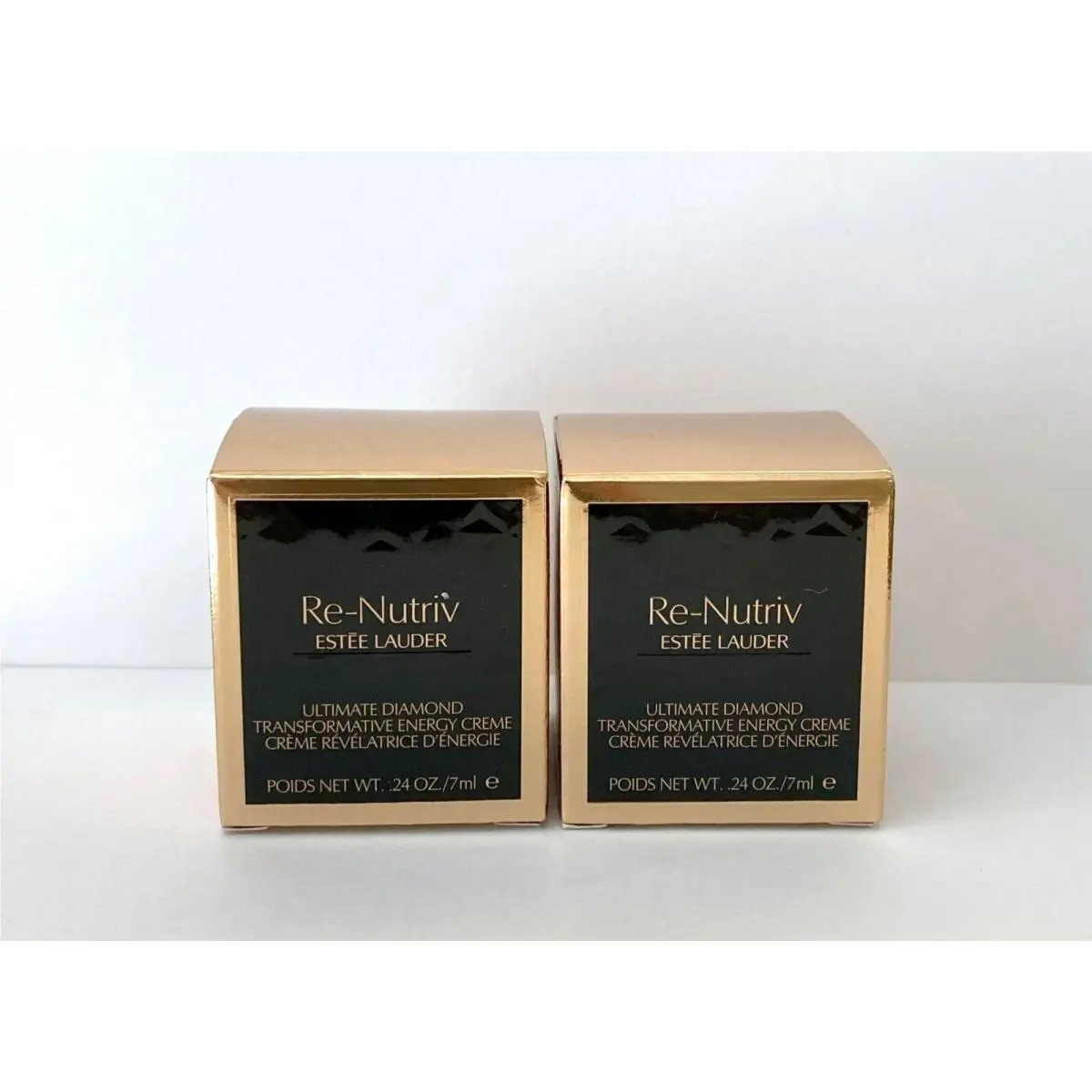 2 Estee Lauder Re-nutriv Ultimate Diamond Transformative Energy Creme 0.24oz