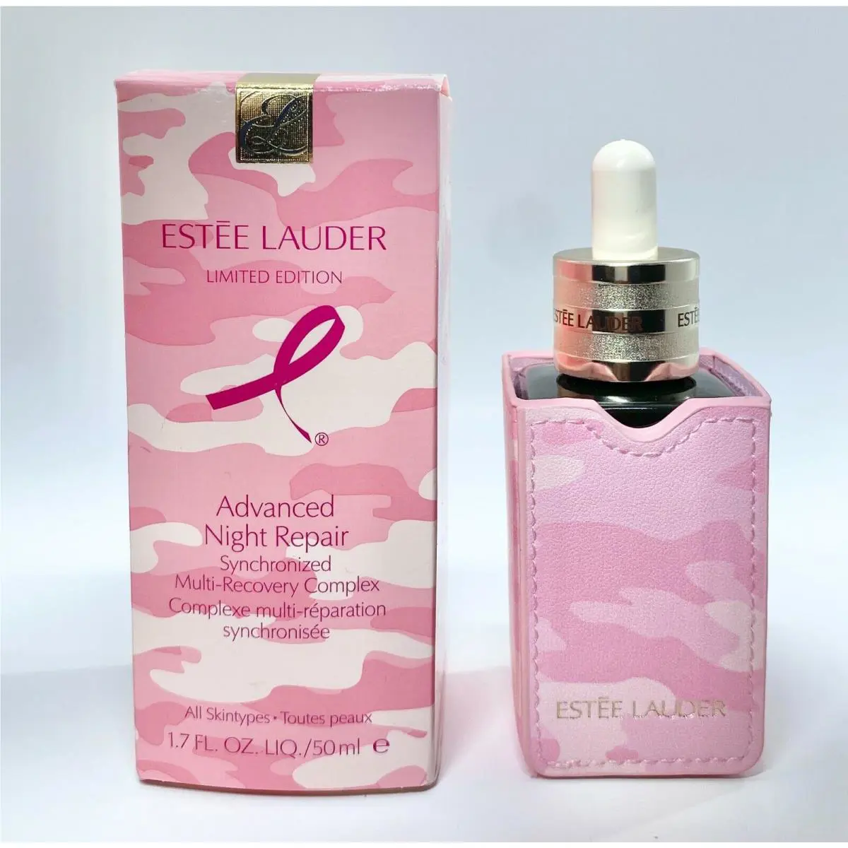 Estee Lauder Advanced Night Repair 1.7 Fl Oz 50ml Pink Ribbon