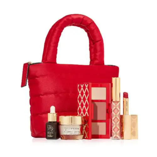 Estée Lauder 6 Piece Treats to Glow Set 2021 with 2 Full Size Item