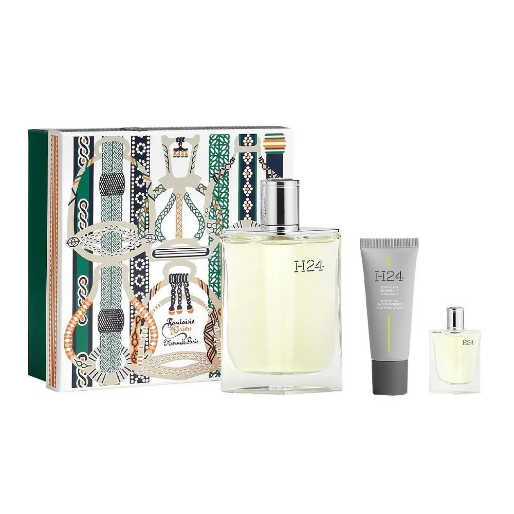 Estee Lauder Hermes H24 3pcs Eau de Toilette Spray Gift Set Edt 100ml+5ml + Moisturizer 20ml