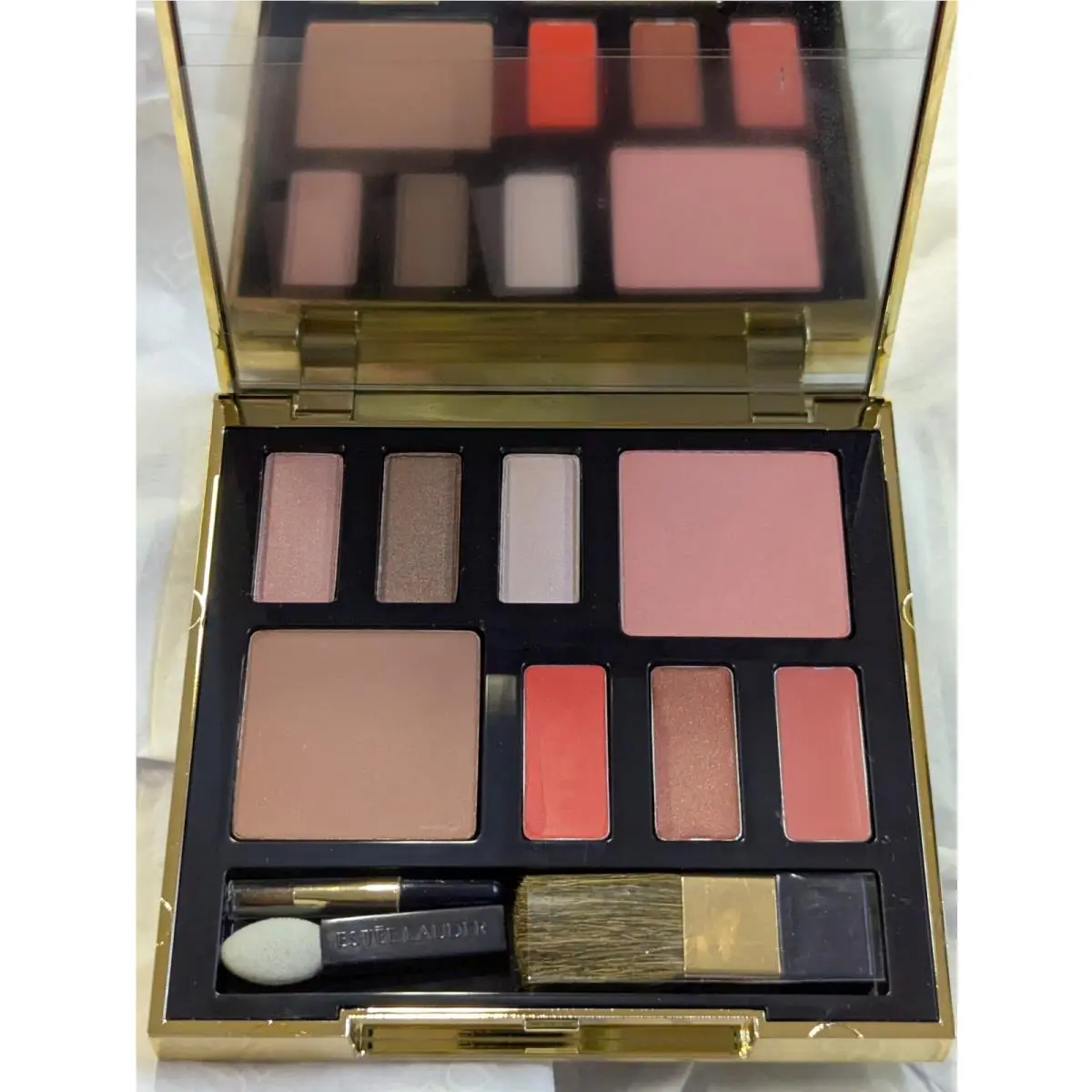 Estee Lauder Makeup Palette Lipstick Melon Blush Peach Passion Eyeshadow