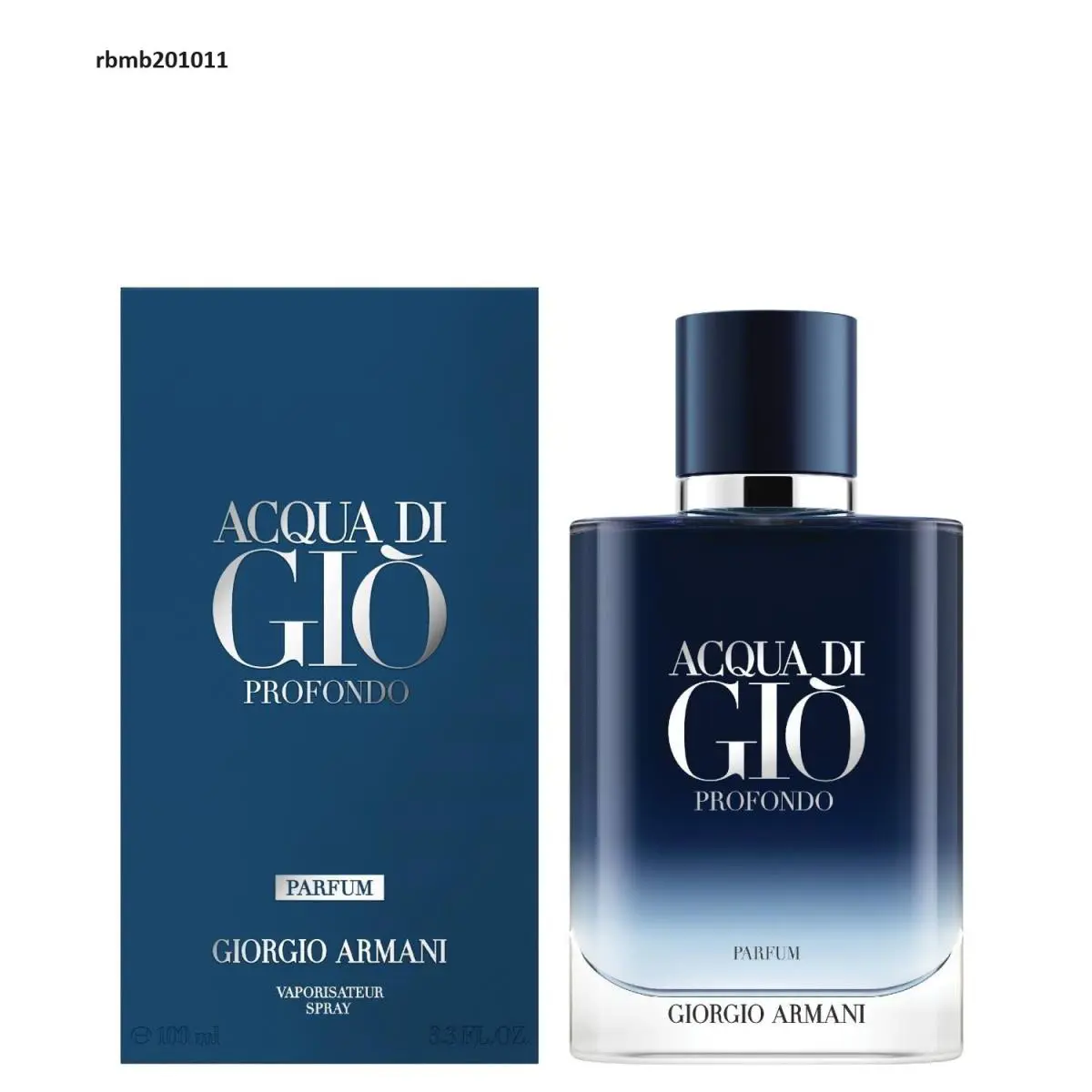 Giorgio Armani Acqua DI Gio Profondo Parfum Spray For Men 3.3 Oz / 100 ml