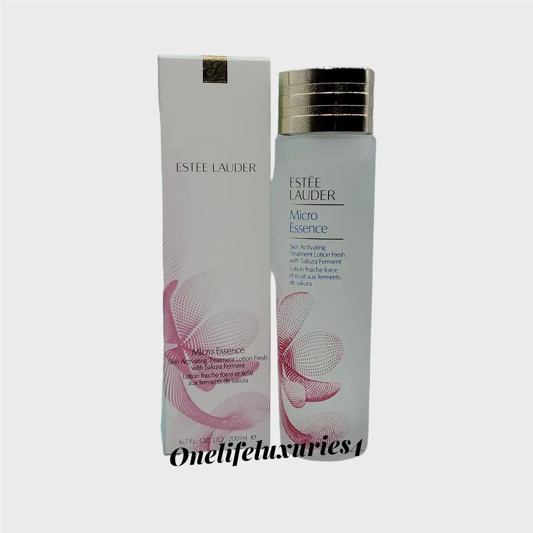 Estee Lauder Micro Essence Skin Activating Treatment Lotion with Sakura 6.7Oz