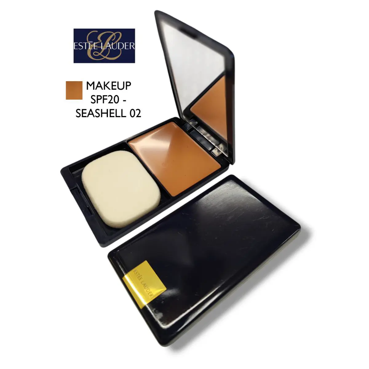 2X Estee Lauder Impeccable Quick Finish Makeup SPF20 Seashell 02 Pack OF 2