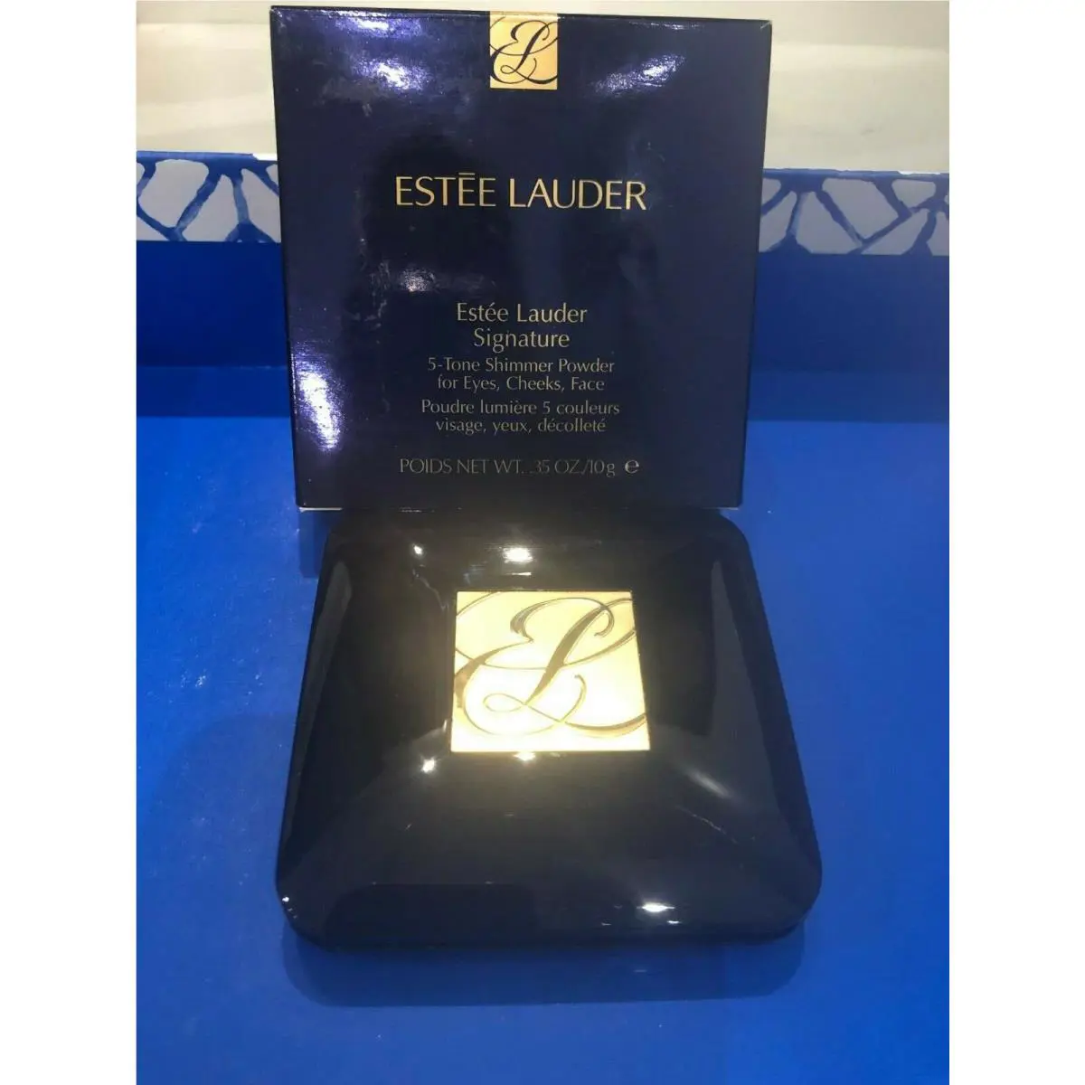 Estee Lauder Signature 5TONE Shimmer Powder For Eyes.cheeks.face 0.35OZ/10g