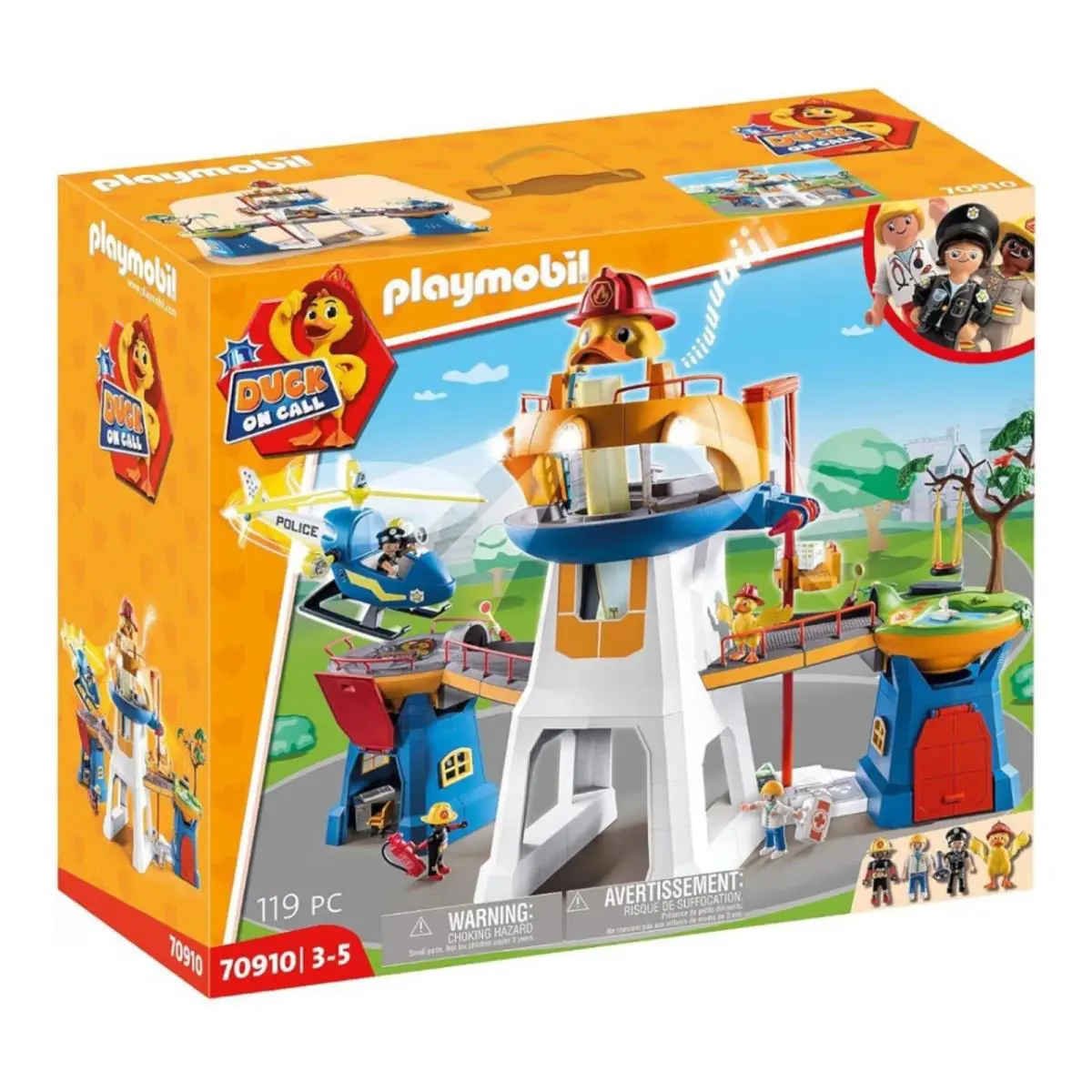Playmobil Duck On Call Headquarters 70910 Emergency Rescue Playset