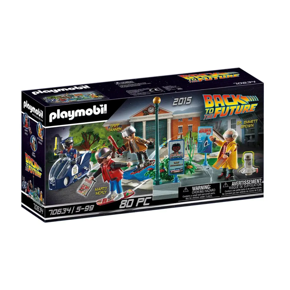 Playmobil 70634 Back to The Future II Hoverboard Chase Mib /