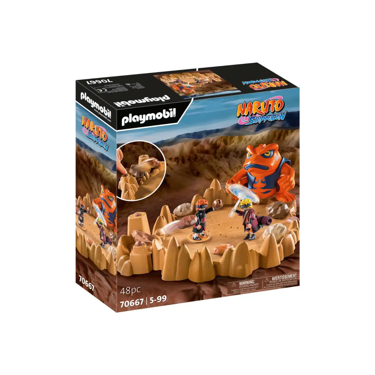 Playmobil Naruto: 70667 Naruto Vs. Pain Mib/new
