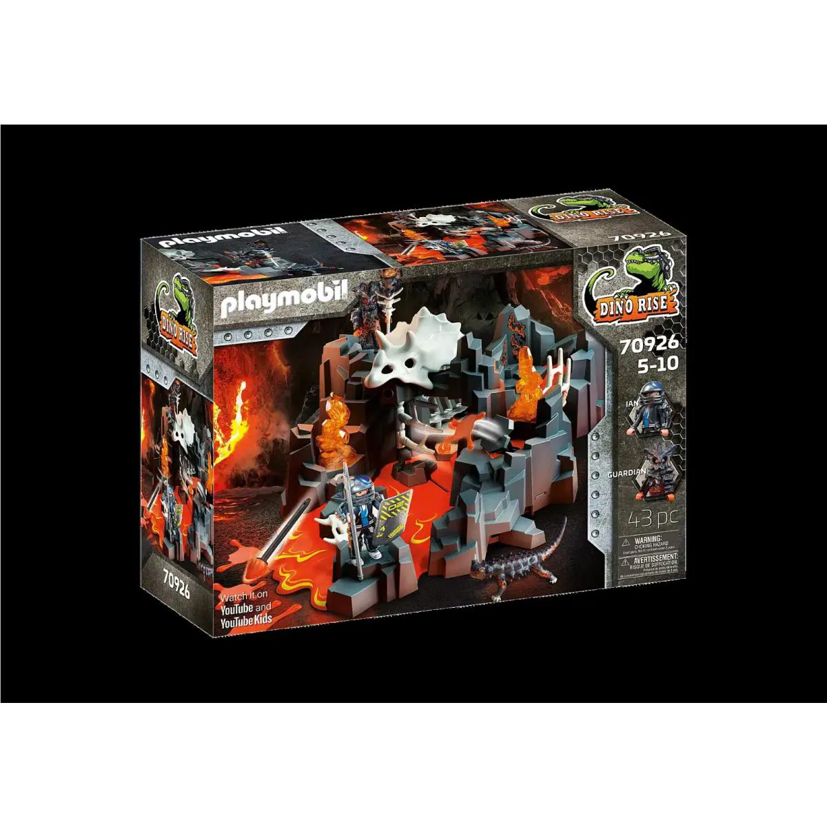 Playmobil 70926 Dino Rise Guardian of The Lava Mine Mib/new