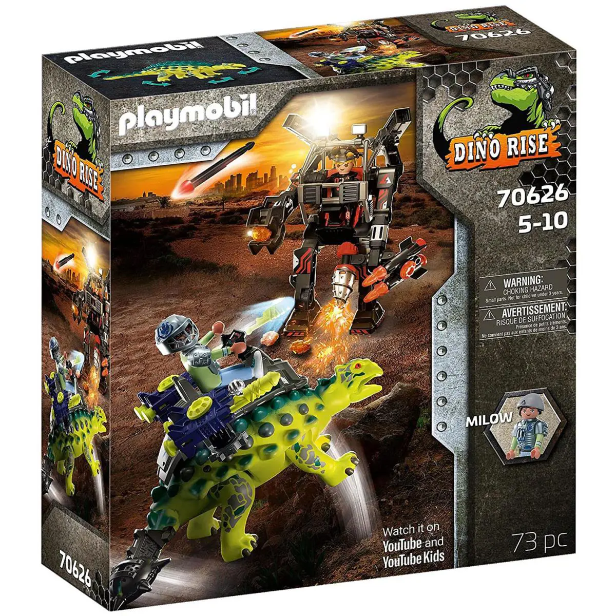 Playmobil Dino Rise Saichania Invasion Of The Robot 70626 IN Stock