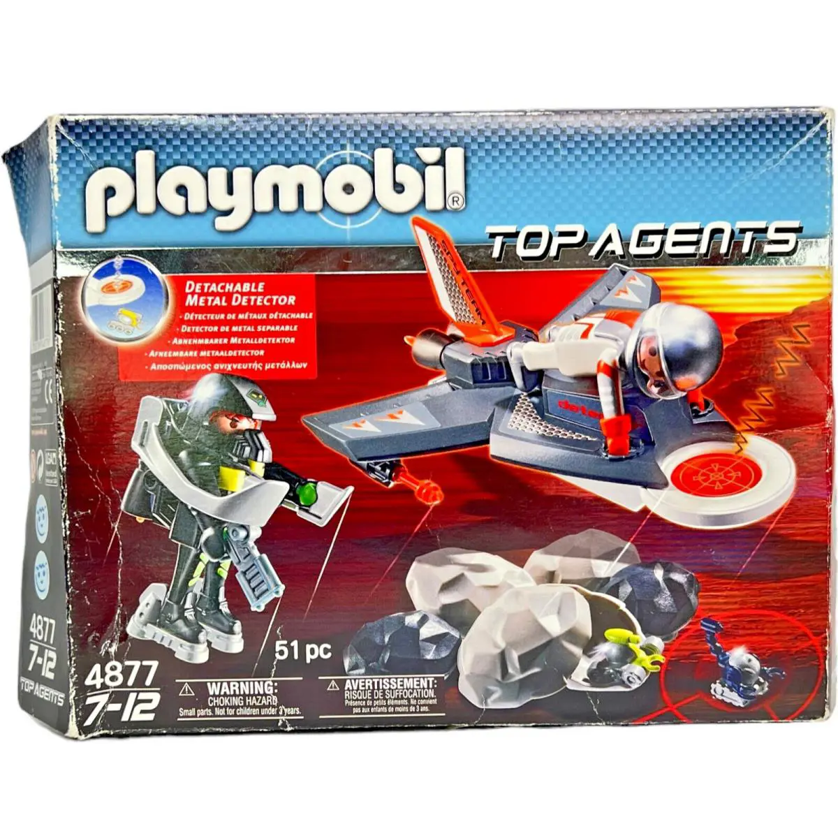 Playmobil Top Agent Detection Jet Play Set - - 4877