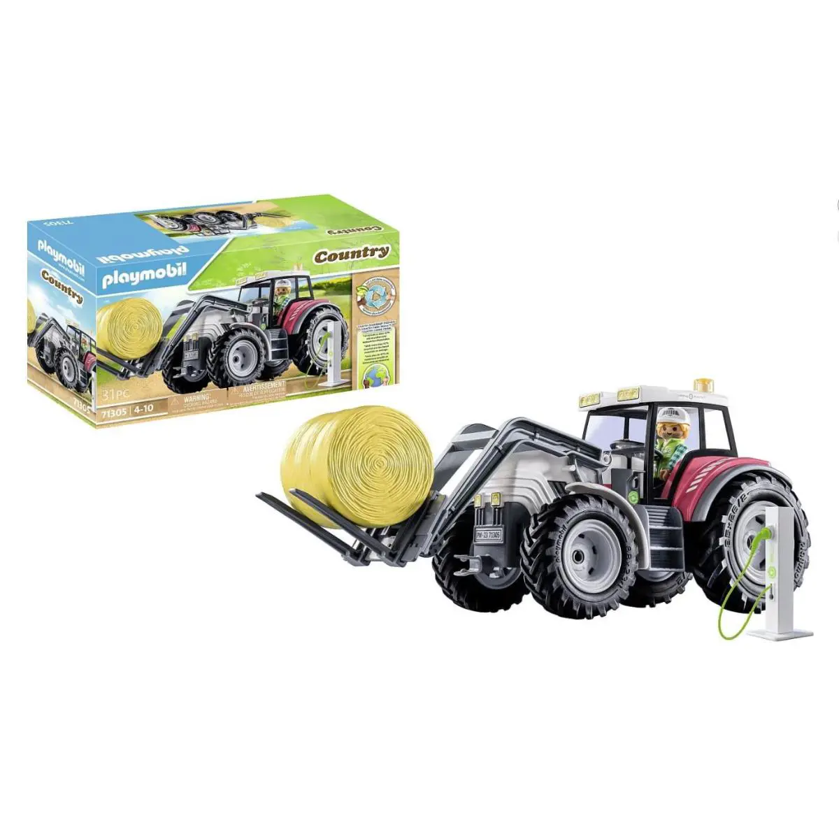 Playmobil 71305 Large Tractor with Accessories