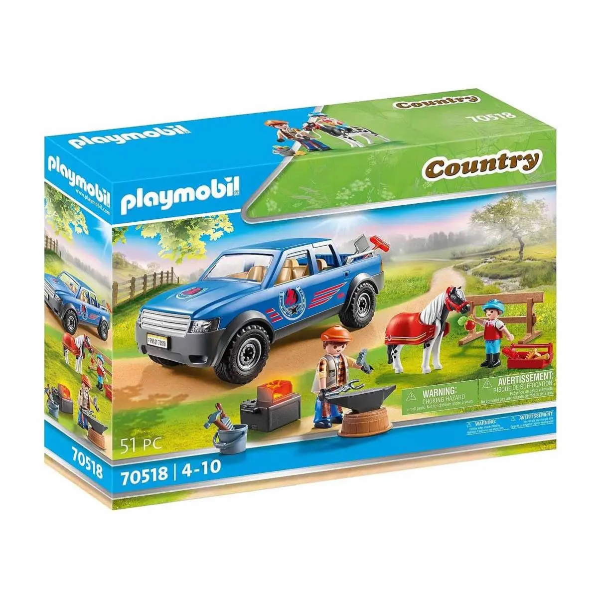 Playmobil Country Mobile Farrier Building Set 70518 IN Stock