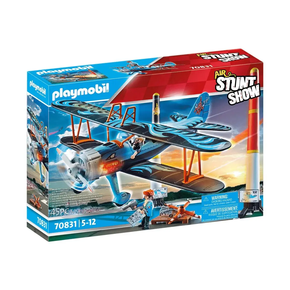 Playmobil 70831 Air Stunt Show Eagle Jet Mib/new