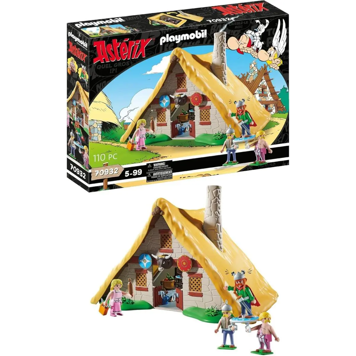 Playmobil Asterix 70932 Hut of Vitalstatistix Play Set Ages 5+
