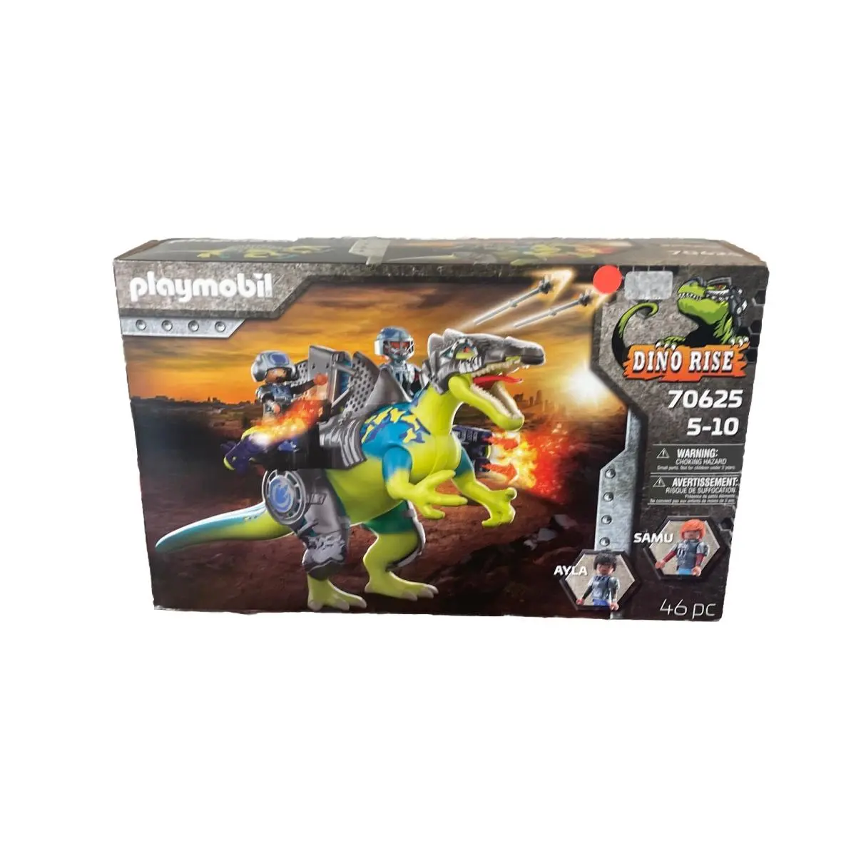 Playmobil - 70625 - Dino Rise - Spinosaure et Combattants Dinosaur Combat