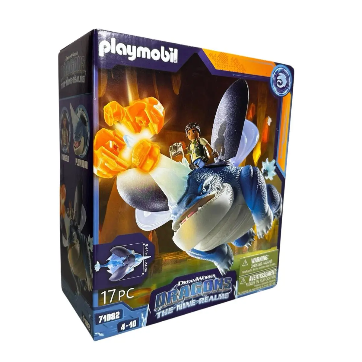 Playmobil Dreamworks Dragons Nine Realms 71082 Plowhorn and D`angelo Toy