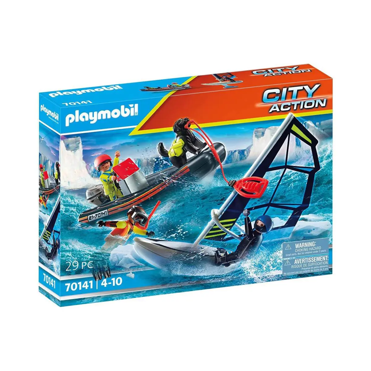 Playmobil City Action Water Rescue with Dog Building Set 70141 IN Stock