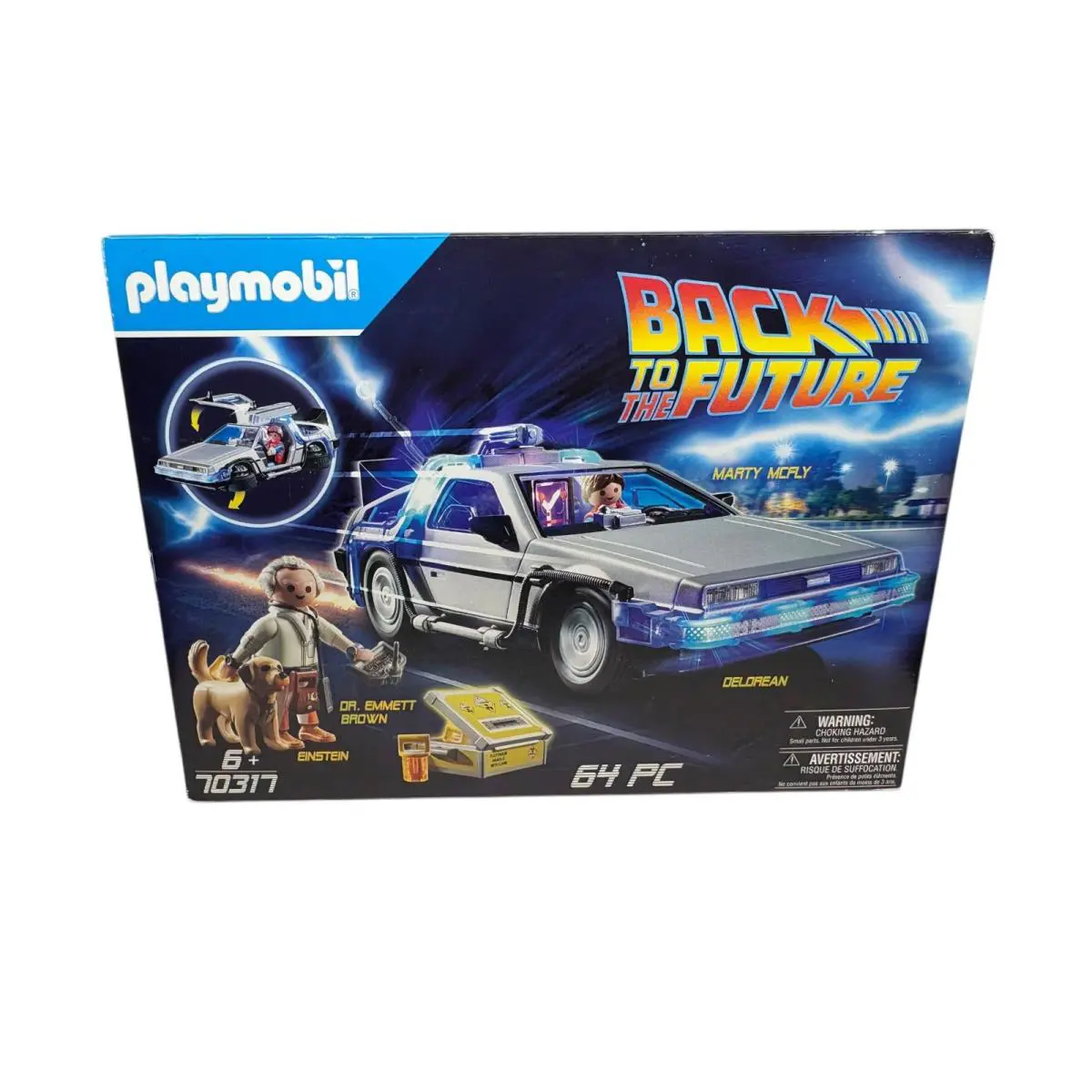 Playmobil Back To The Future Delorean 64 PC 70317