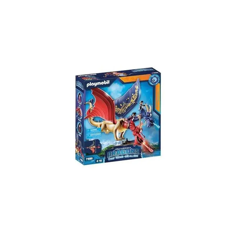 Playmobil Dreamworks Dragons: Nine Realms 71080 Wu Wei with Jun Mib/new
