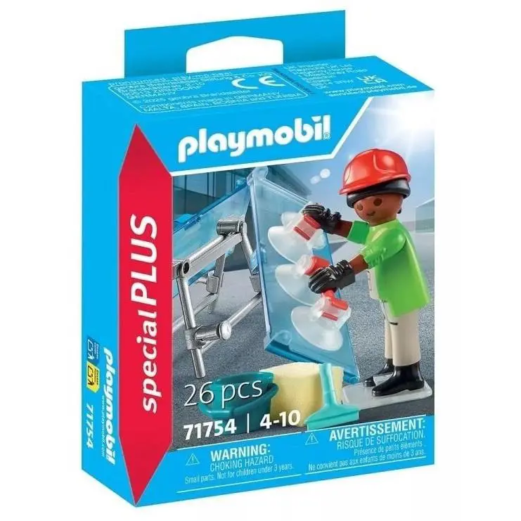 Playmobil 71754 Special Plus: Glazier 26 Pcs Toy Building Kit