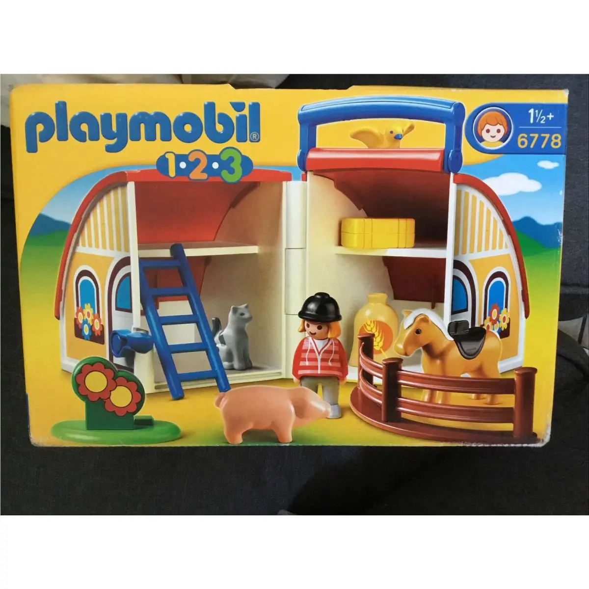 Playmobil 1.2.3 - 6778 My First Farm Briefcase E42